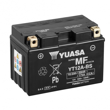 batteri yt12a-bs combipack (con electrolito)