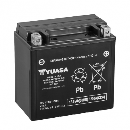 akkumulátor ytx14l-bs combipack (con electrolito)