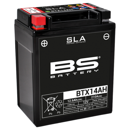 batteria sla ma x btx14ah (fa)