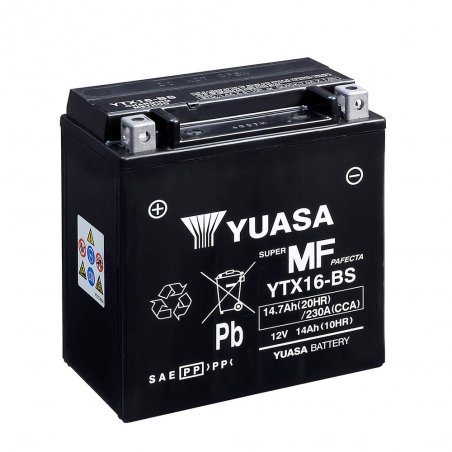 baterie ytx16-bs combipack (con electrolito)