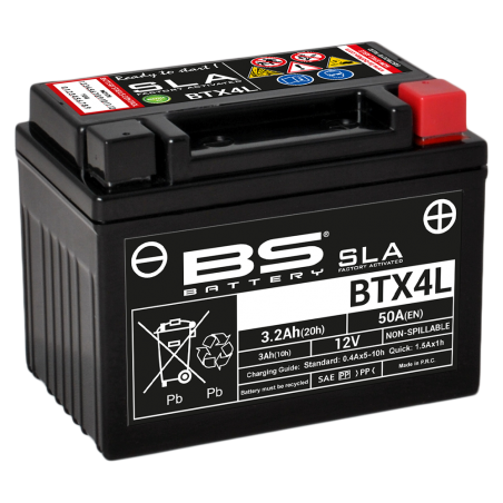 batterie activée btx4l (fa) agm vrla