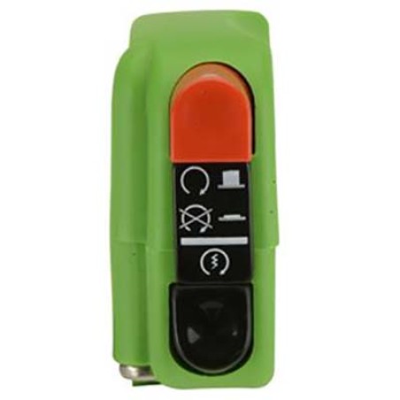 button on off on / off with start  9a verde 0418ab.9a