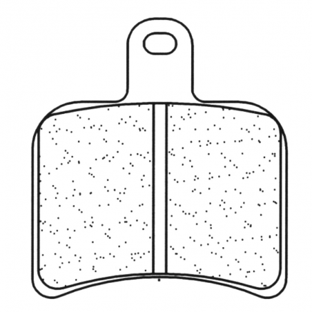 cl brakes rx3 range rear brake pads for street motorcycles - sintered