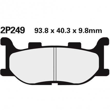 zavorne ploščice 2p249ns