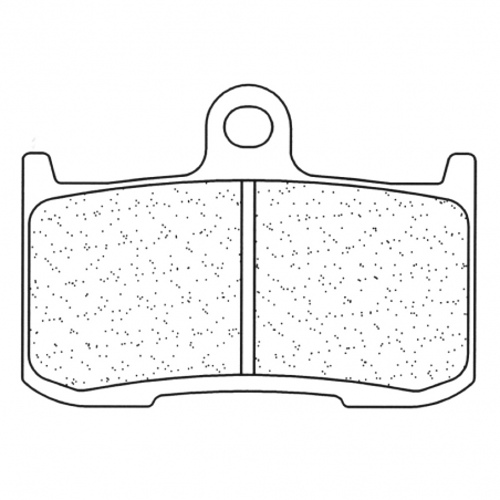 pad, brake, front cl sintered nissin 4 piston radial caliper - road