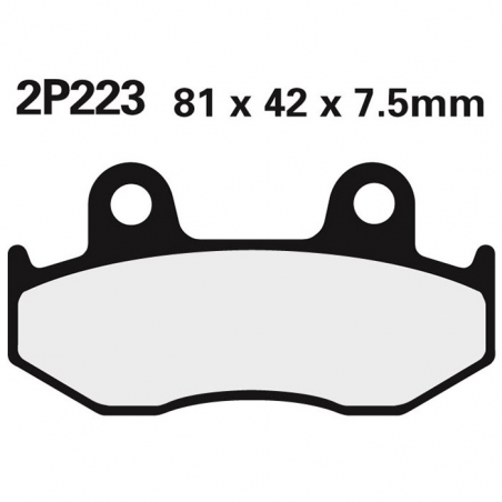 pastilhas de travão 2p223st