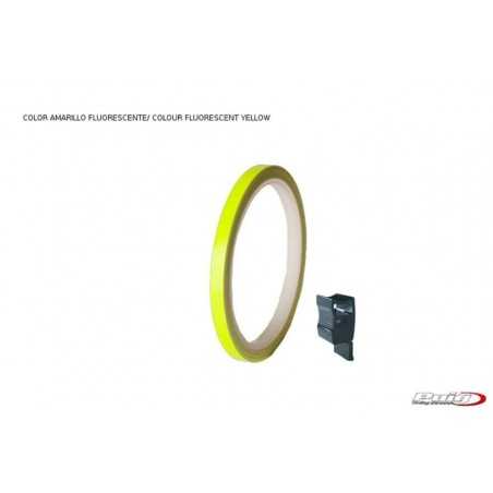 rol fluorescerende strips voor motorvelgen