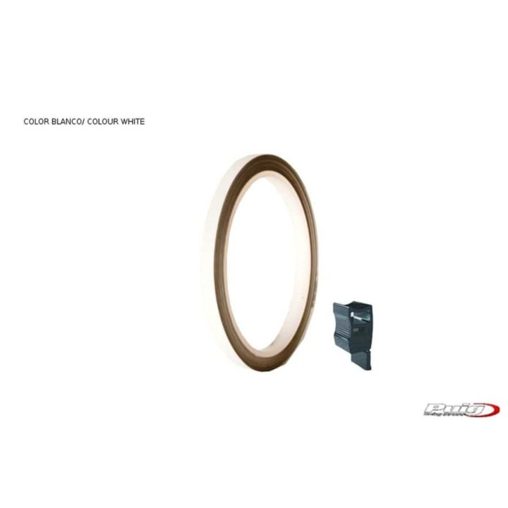 PUIG Rollo de tiras fluorescentes para llantas moto 4542