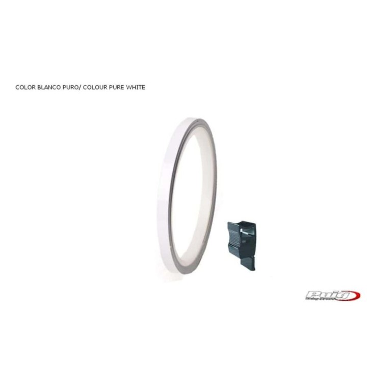 PUIG Rollo de tiras fluorescentes para llantas moto 4542