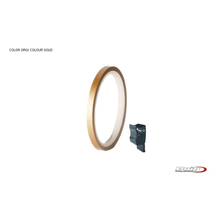 PUIG Rollo de tiras fluorescentes para llantas moto 4542