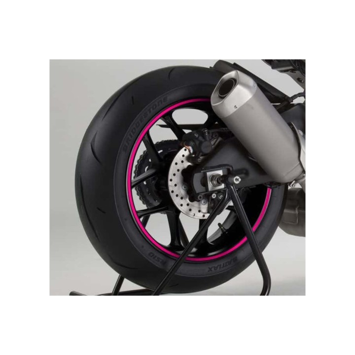 PUIG Rollo de tiras fluorescentes para llantas moto 4542