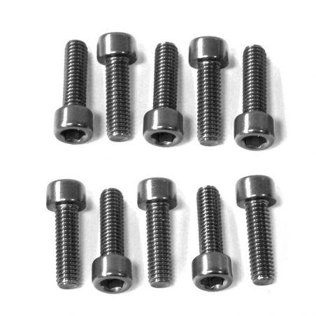 kit de parafusos allen de alumínio pro-bolt m5 x 30mm (10 u)