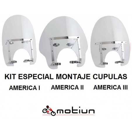 kit de muntatge de pantalles model amèrica acer inoxidable