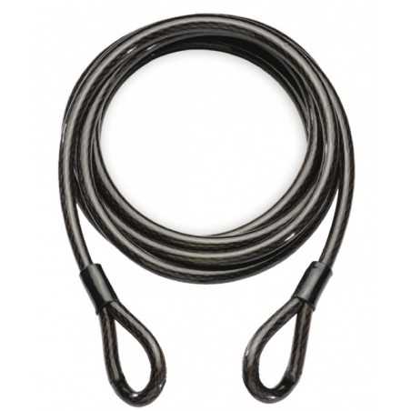 stålwire til tyverisikring eller hængelåse  cable 600 20mm 2 loops