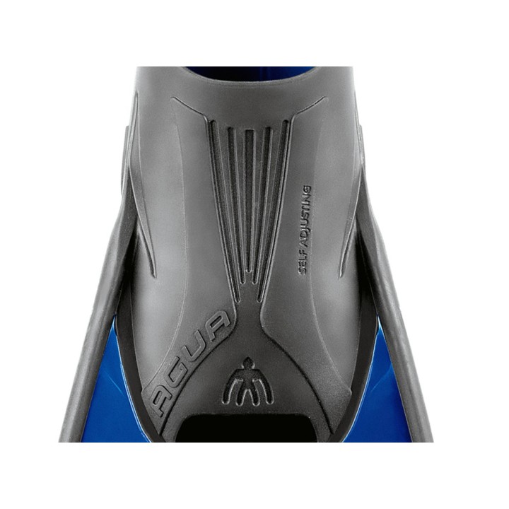 CRESSI Aletas snorkeling y natación AGUA SHORT, pala en polipropileno irrompible, calzante elastómero de gran flexibilidad FDN 2