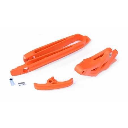 kædefører + glider  kit naranja kt04005-or