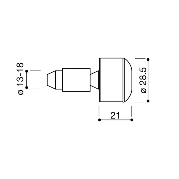 RIZOMA Basic Handlebar Counterweights and End Caps MA502