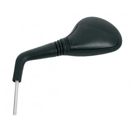 left rearview mirror, oem type, for motorcycle handlebars - black - homologated ce