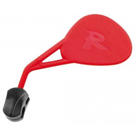 espelho retrovisor esquerdo para bicicletas | fixação do guiador | cor vermelha | vicma