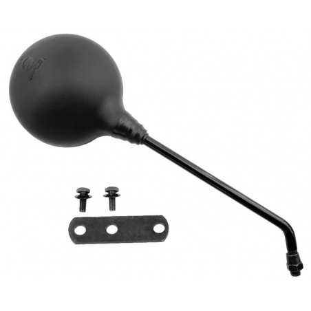 vicma left rearview mirror - m10/125 thread, black and approved ce