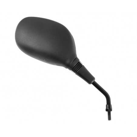oem-style right-side rearview mirror, black plastic, for handlebars