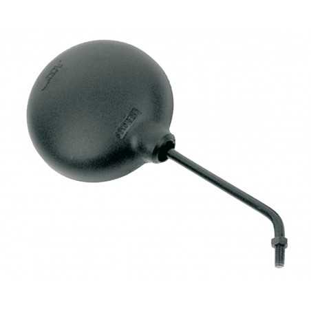 vicma right rearview mirror - m8/125 thread, black plastic, ce approval, easy mounting on handlebars