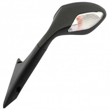 ce approved black plastic oem type left rearview mirror for mounting on fairing