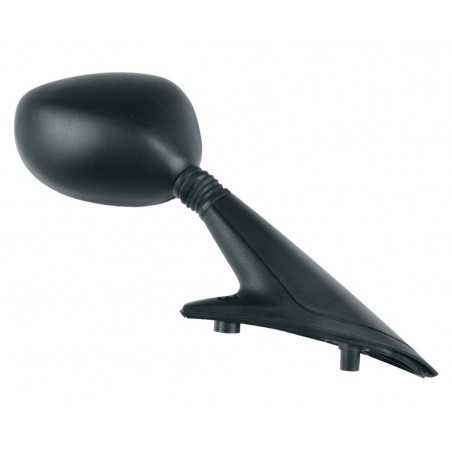 black plastic oem type right wing mirror for fairing mount - homologation ce