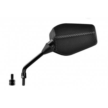 espelho retrovisor esquerdo c/fiber m8/125 (sustituye e695)