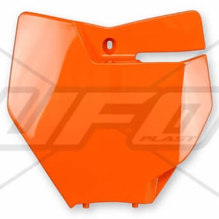 ufo front number plate for ktm sx/sx-f in fluo orange
