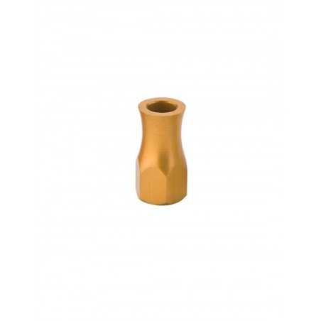 anodized aluminum nut for grip and protection of motorcycle tires