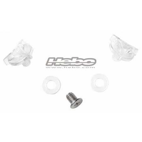 jeu de vis de visière de remplacement zone 5 pour casque d'essai
