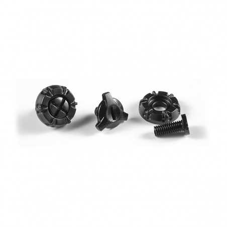 vervangende set van 3 schroeven vizier motorhelm scherm transam