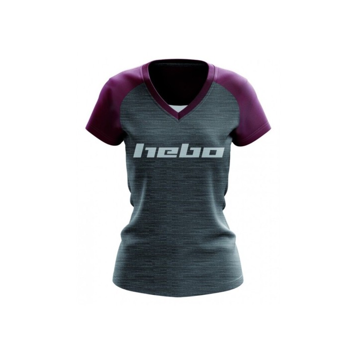 HEBO Women's Short Sleeve Offroad Mountain Bike Trial T-Shirt LEVEL PRO HB2011