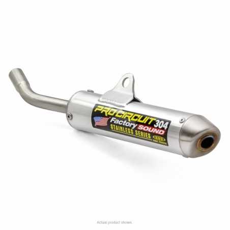 aluminium-abgasschalldämpfer mit stahlabdeckung 304 inox