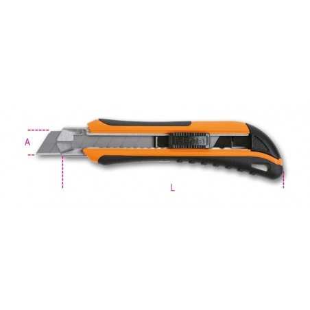 cutter avec 6 lames 18 mm