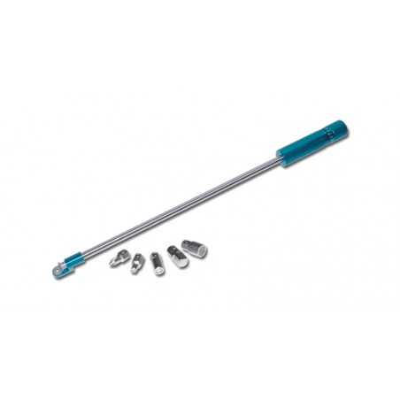 cacciavite per carburatore + 5 punte 90º l445 mm