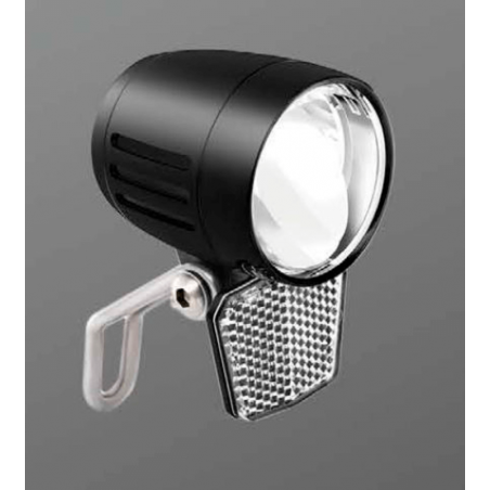 llum davantera de bicicleta led amb reflector 100 lux 6v 1