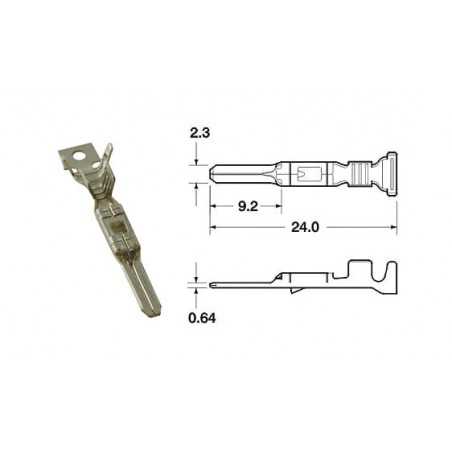 terminale cavo maschio 090 frkw 0.5 mm-0.85 mm