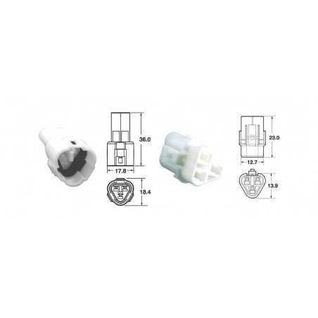 3-way connector set 090 smto 0.85mm-1.25mm 5 u