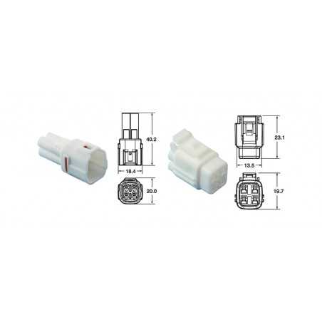 4-way connector set 090 smto 0.85mm-1.25mm 5 u