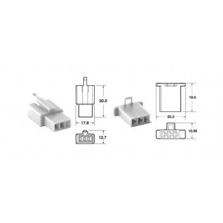 set de conectori cu 3 căi 110 ml 0.5mm-0.85mm 5 u