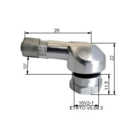 aluminum pneumatic valve 11.5 mm 10 u