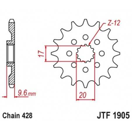 versnelling 428 13 t