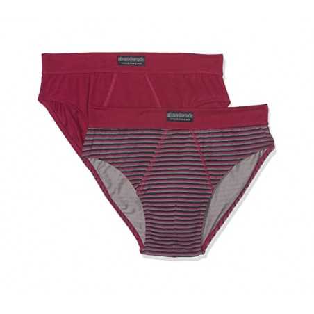 pack of 2 ocean cotton and elastane open briefs for men