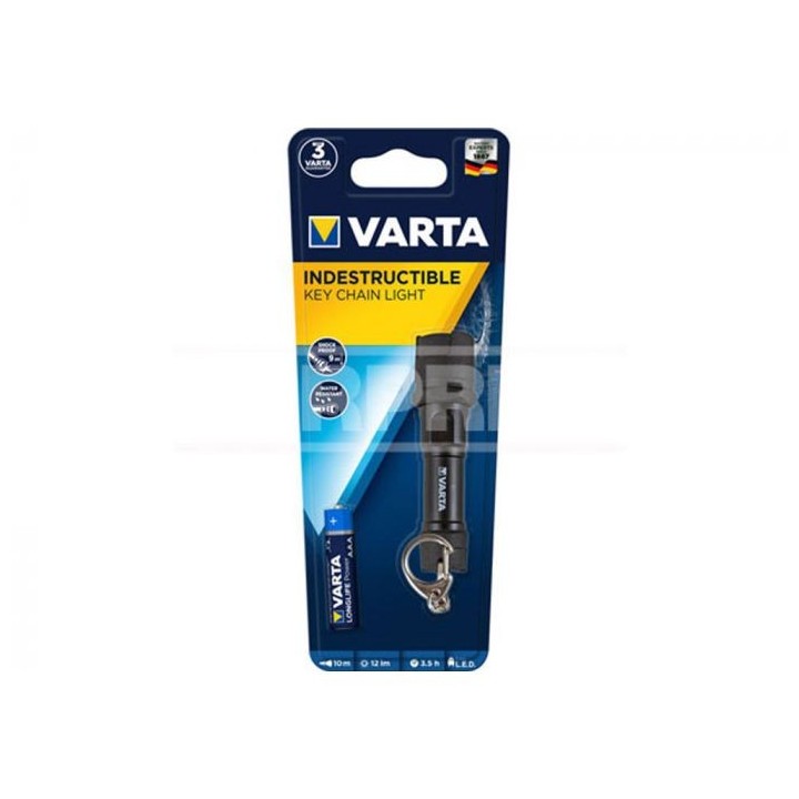 VARTA Keychain flashlight batteries included LED 1XAAA 79014050