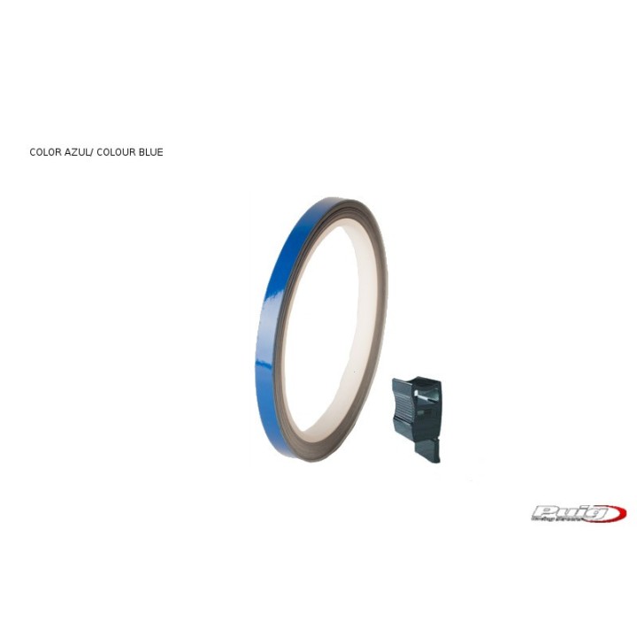 PUIG Rollo de tiras fluorescentes para llantas moto 4542