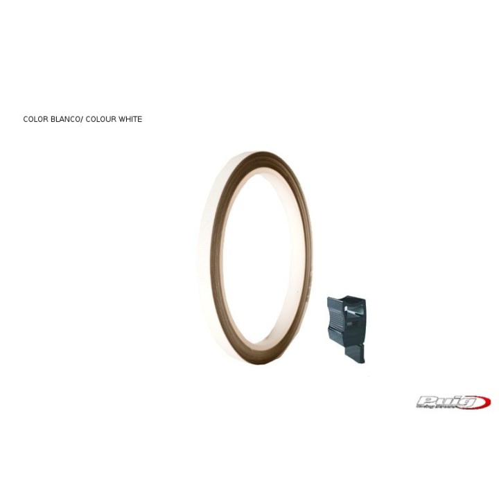 PUIG Rollo de tiras fluorescentes para llantas moto 4542