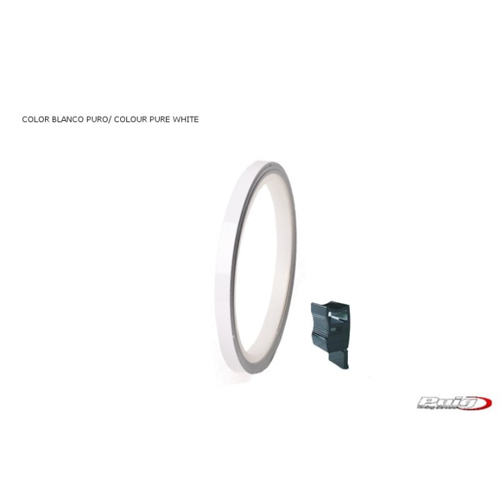 PUIG Rollo de tiras fluorescentes para llantas moto 4542