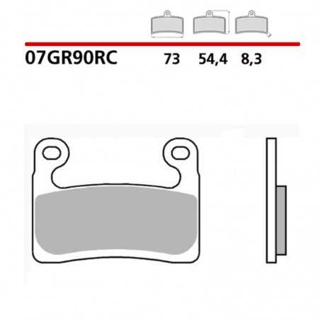 pastilles de fre sinteritzades per a moto 07gr90rc